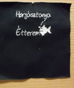Kedvcsinálónak-céges emblémás maszk: Horgásztanya Étterem