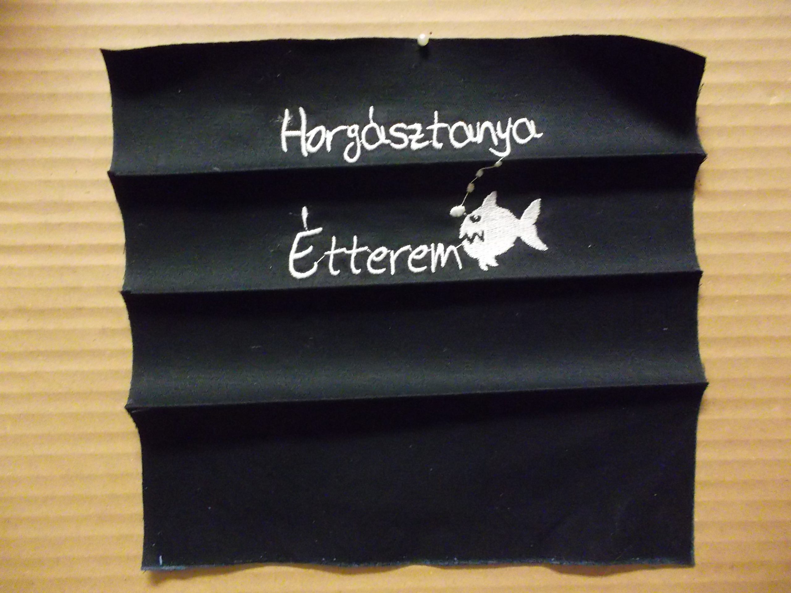 Kedvcsinálónak-céges emblémás maszk: Horgásztanya Étterem - Image 3