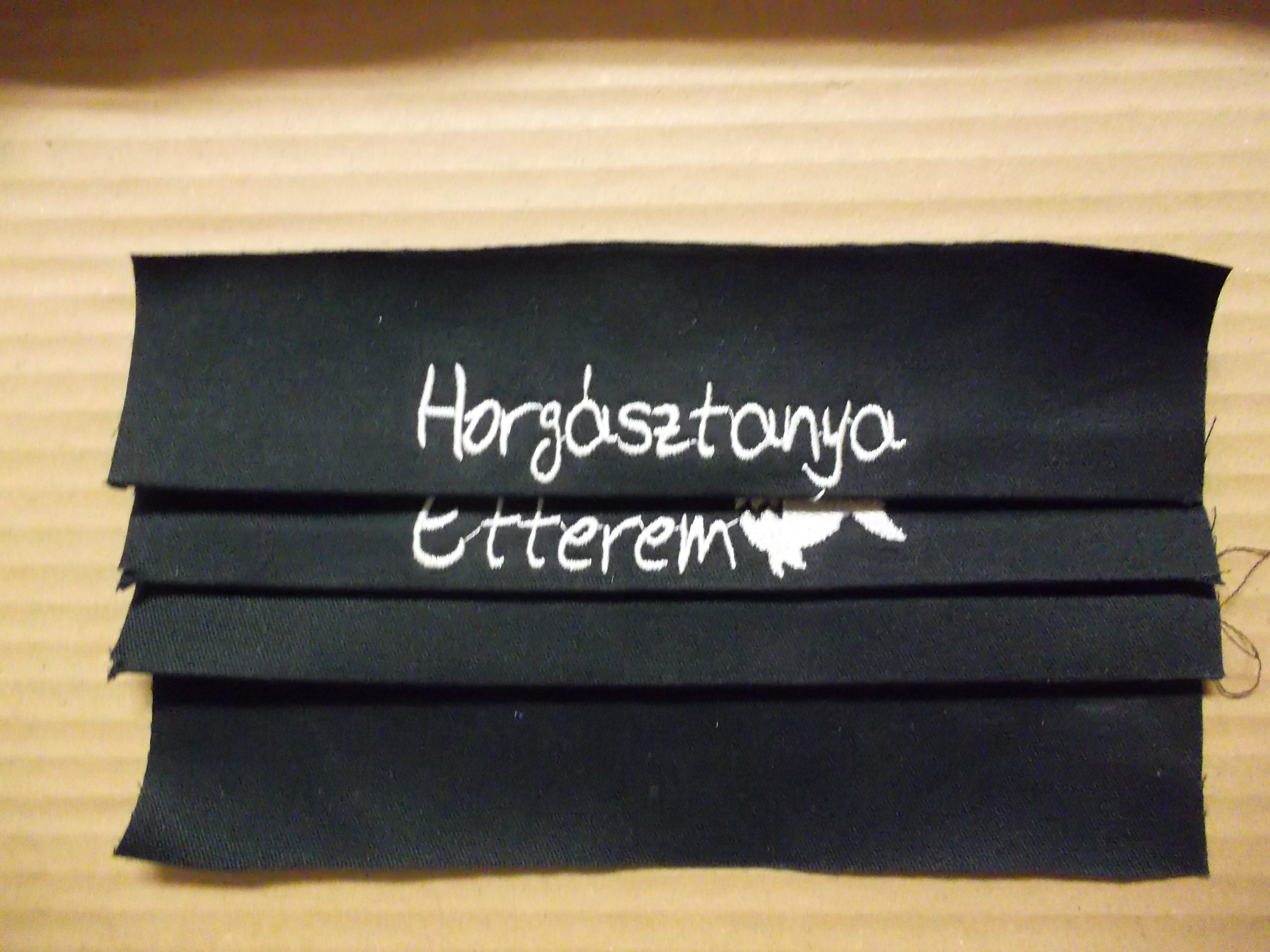 Kedvcsinálónak-céges emblémás maszk: Horgásztanya Étterem - Image 2