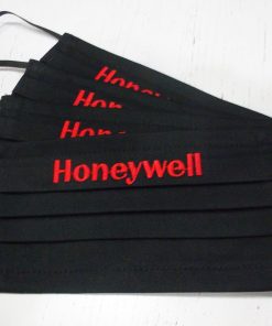 4 db Egyedi Hímzett Textil Szájmaszk (4 db azonos mintával! )Honeywell