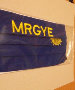 Alternative view of 1 darab Pamut, MRGYE hímzésű, sárga arcmaszk