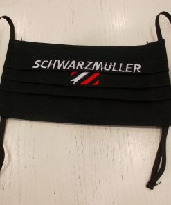 Alternative view of 1 darab  SCHWARZMÜLLER mintájú, fekete, pamut,arcmaszk
