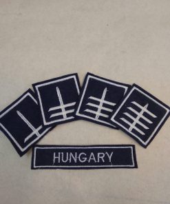 Rendészeti szakközép iskola évfolyam és Hungary felvarrója