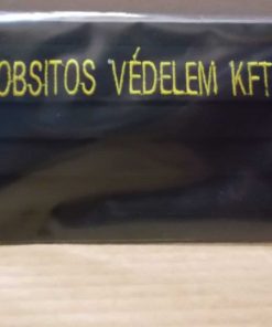 1 darab Pamut, Fekete OBSITOS VÉDELEM KFT hímzésű arcmaszk
