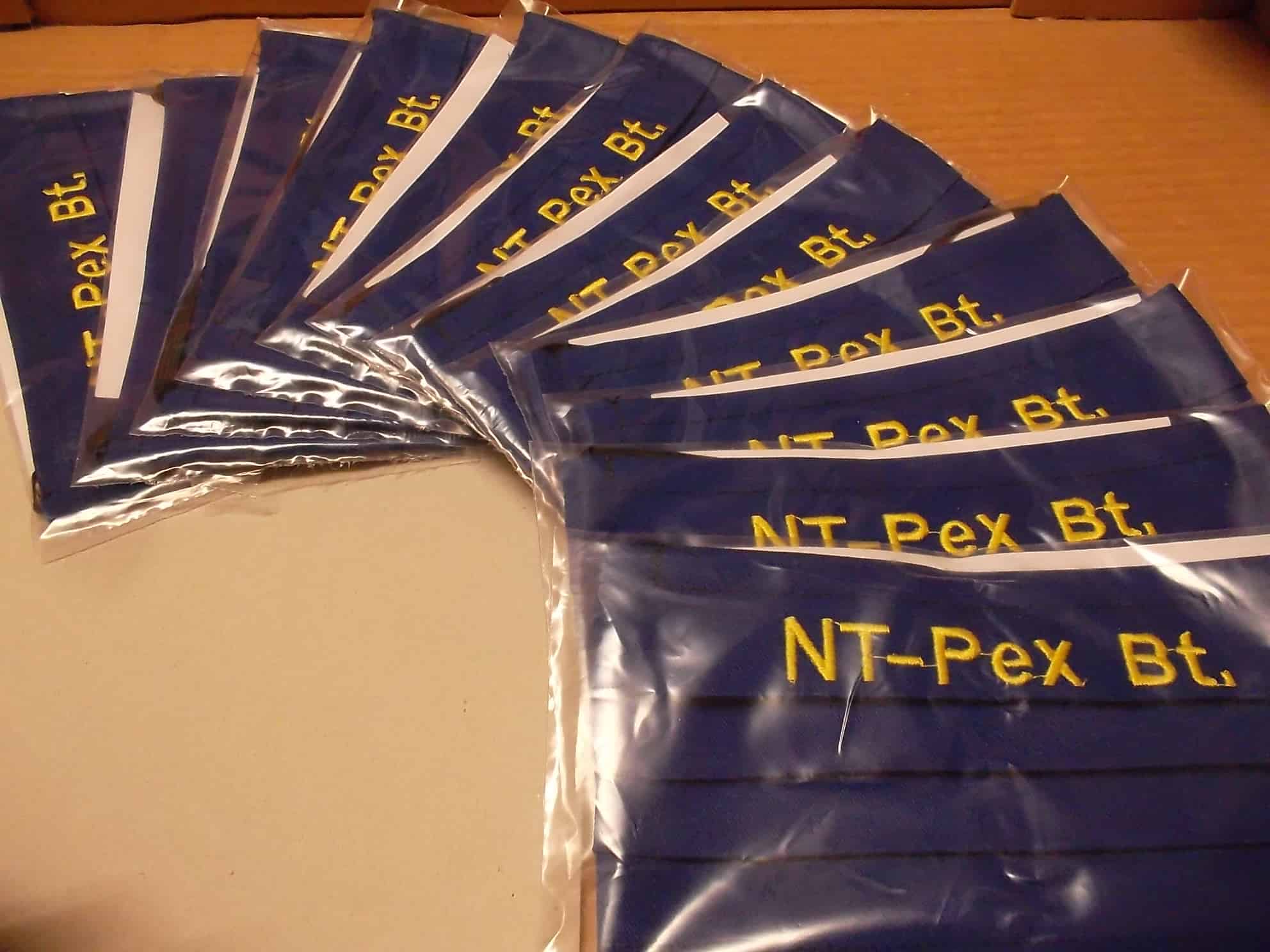 1 darab Pamut, Kék NT-Pex Bt. hímzésű arcmaszk