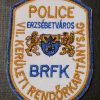 1 db "VII. KERÜLETI RENDŐR KAPITÁNYSÁG"  karjelvény , Fehér